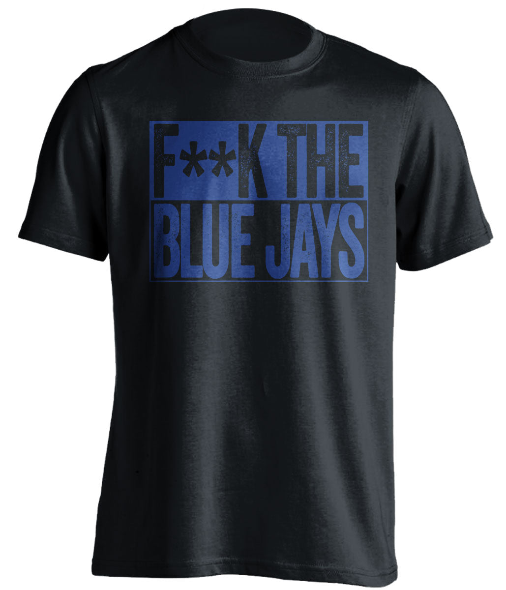 fuck the blue jays texas rangers fan black shirt censored