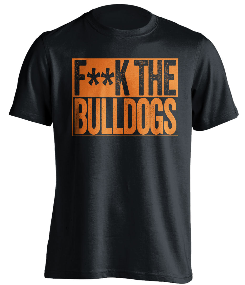 Fuck the Bulldogs Shirt - Auburn Tigers vs Georgia Rivalry Box Logo Tee