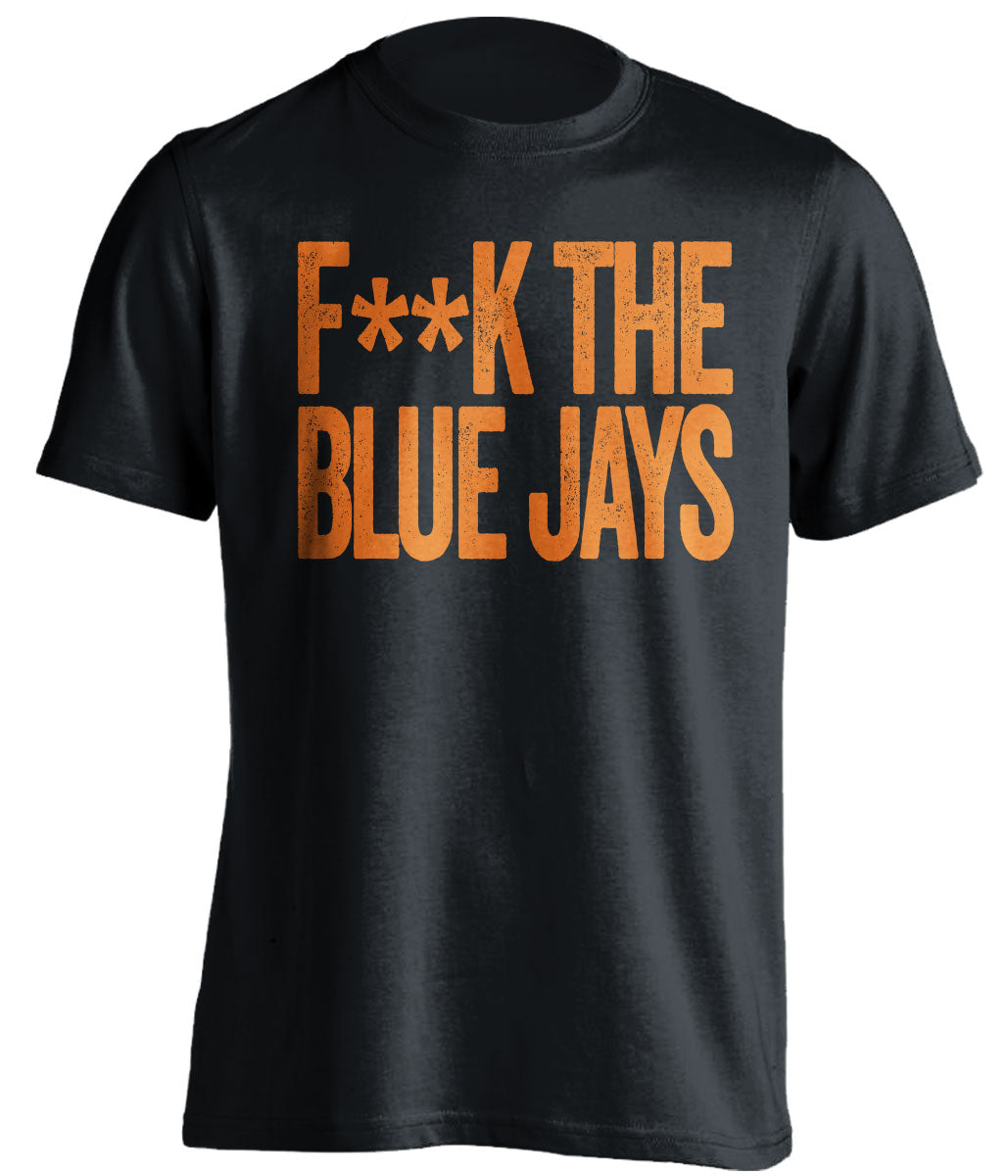 fuck the blue jays haters censored black shirt for detroit tigers fans tee