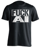 black shirt that says fuck AI in bold font