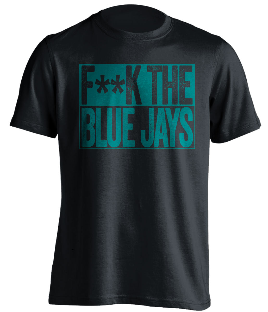 fuck the blue jays seattle mariners fan jays hater black shirt censored tee