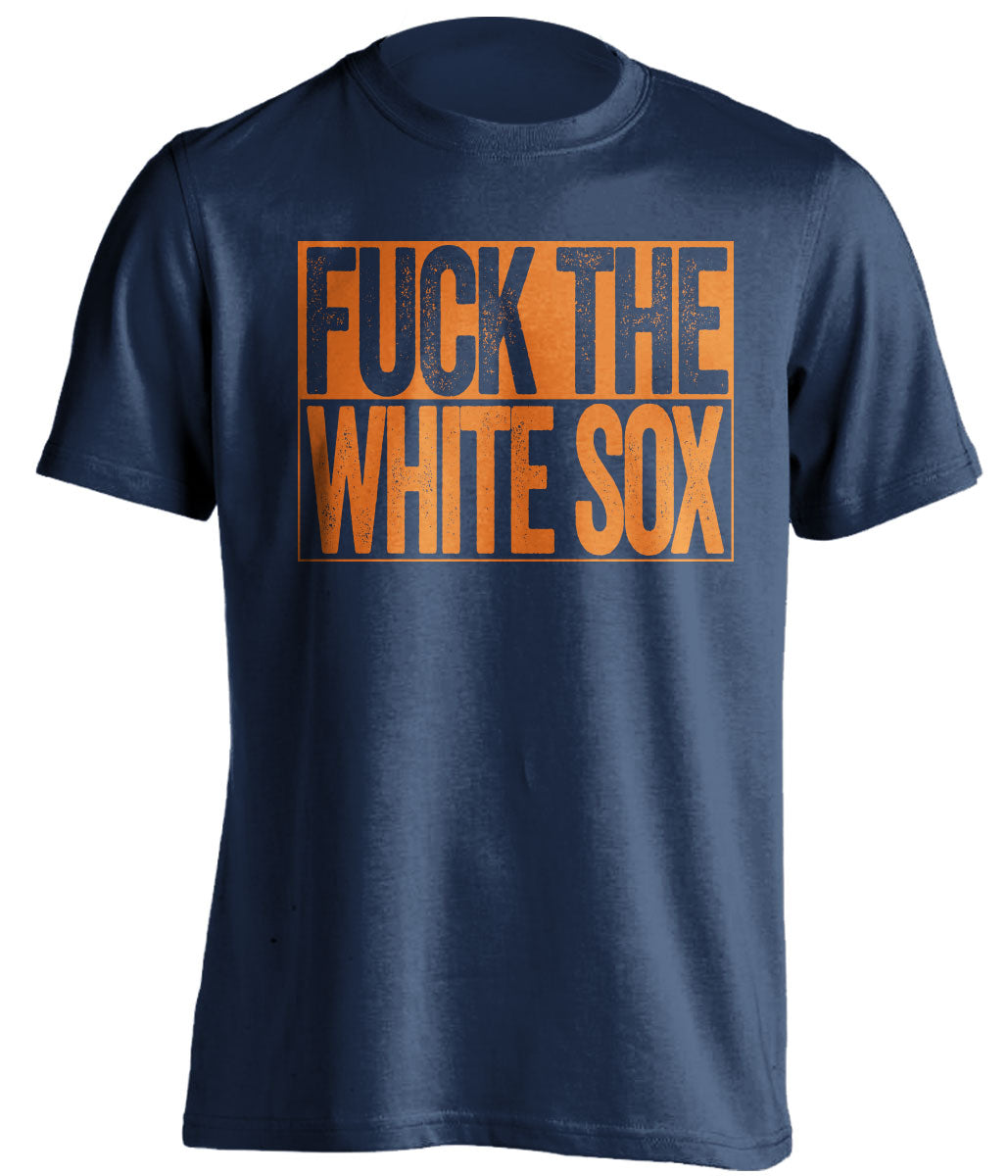 fuck the white sox detroit tigers fan blue shirt uncensored