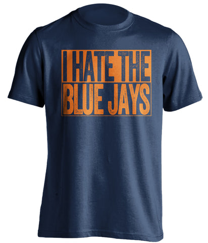 i hate the blue jays detroit tigers fan blue shirt haters tee