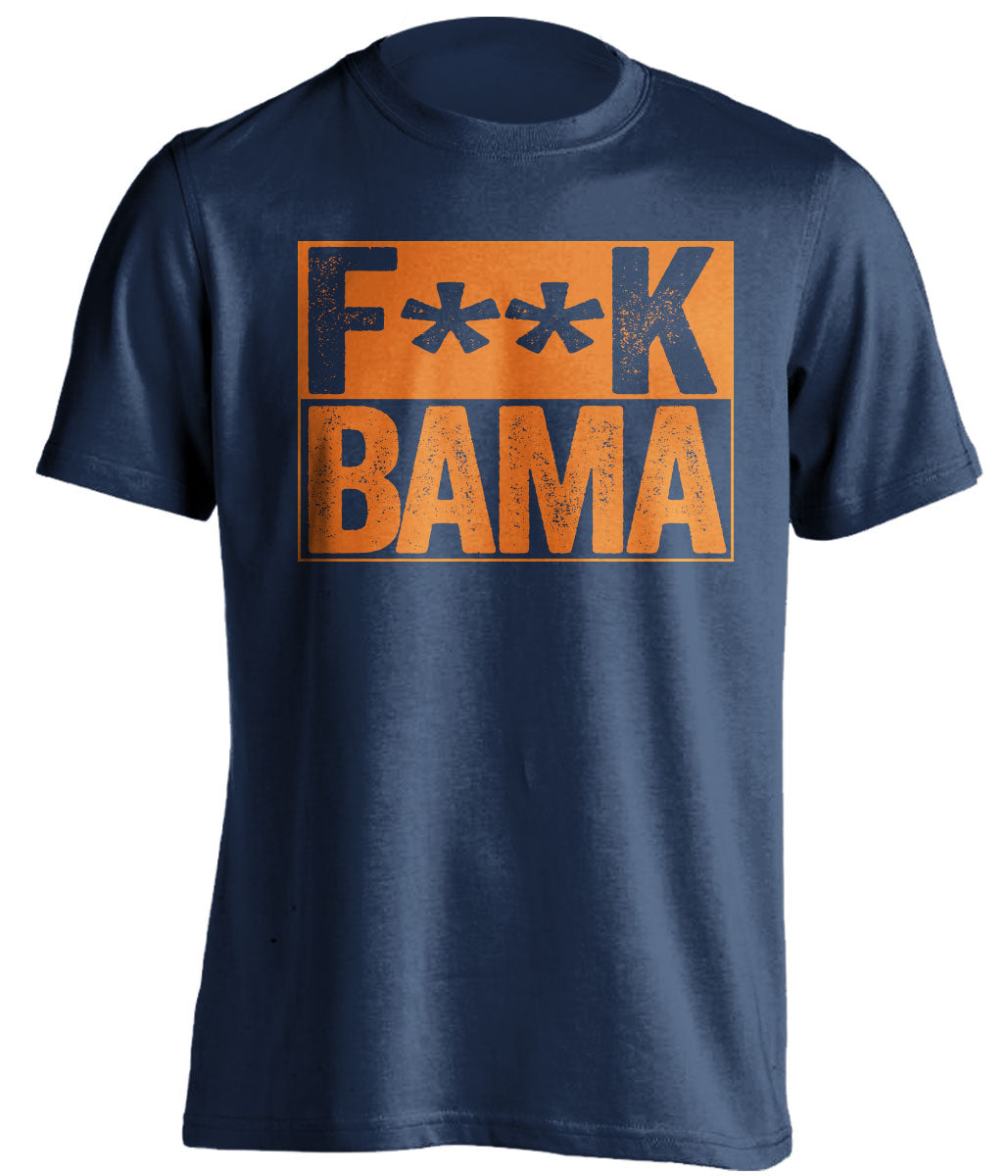 Fuck Bama censored navy blue Shirt for Auburn Tigers Fans Shirt by Beef Shirts
