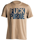 fuck purdue notre dame fighting irish uncensored blue gold shirt