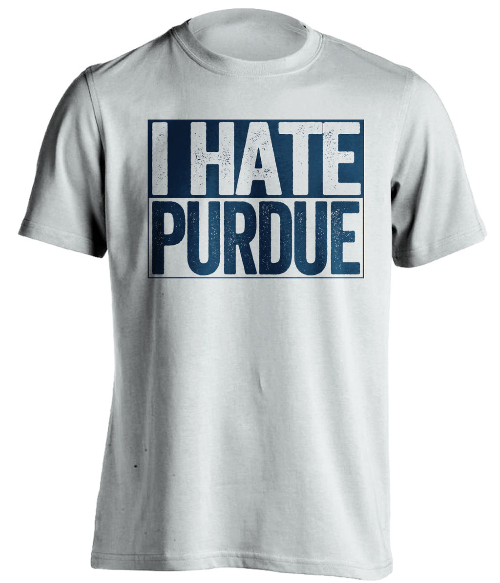 i hate purdue notre dame irish fan white shirt