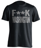 fuck washington black tshirt dallas cowboys fan rivalry tee censored