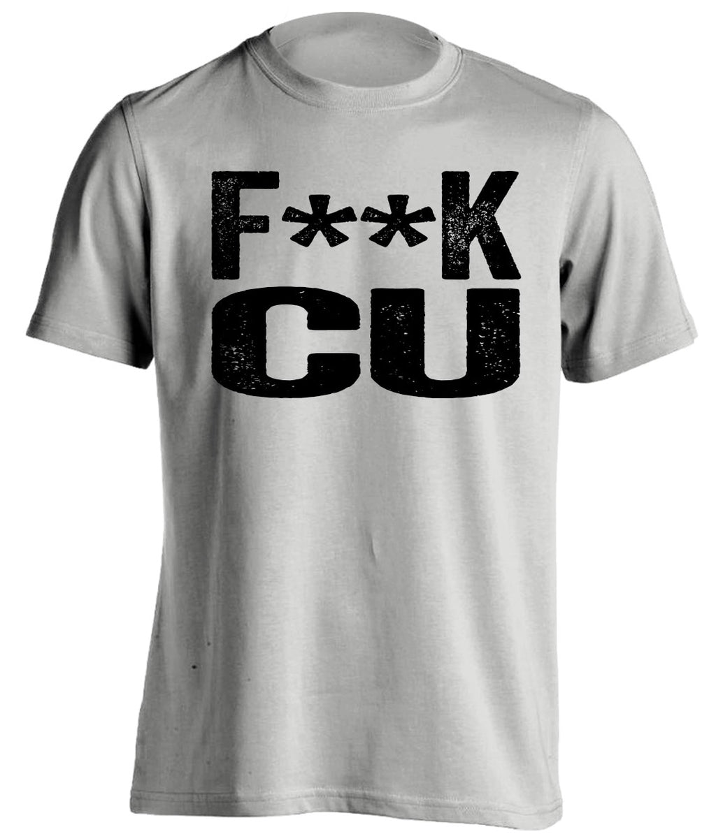 fuck cu colorado buffaloes protest grey tshirt censored