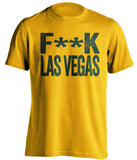 fuck las vegas oakland A's athletics censored gold tshirt