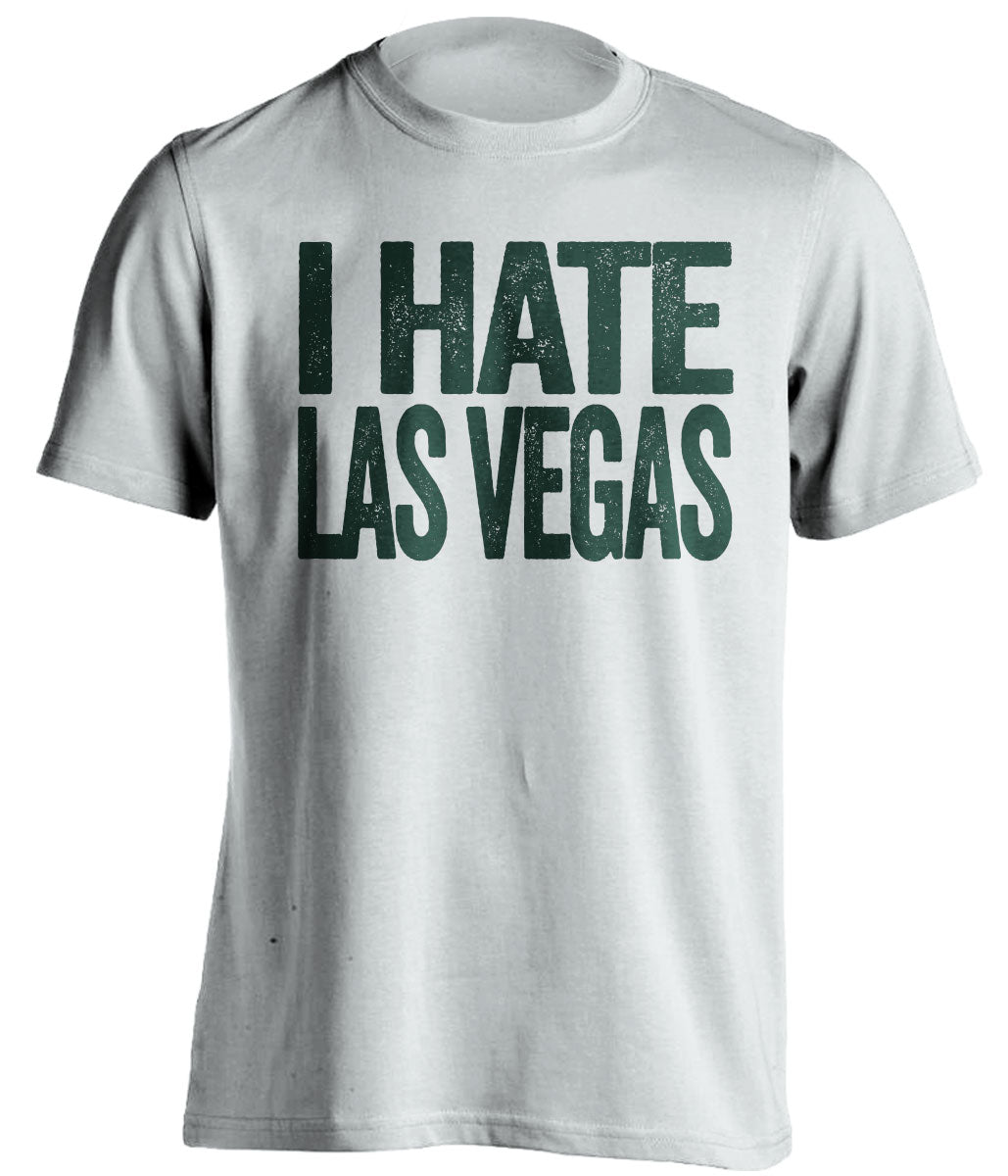 i hate las vegas oakland athletics white tshirt