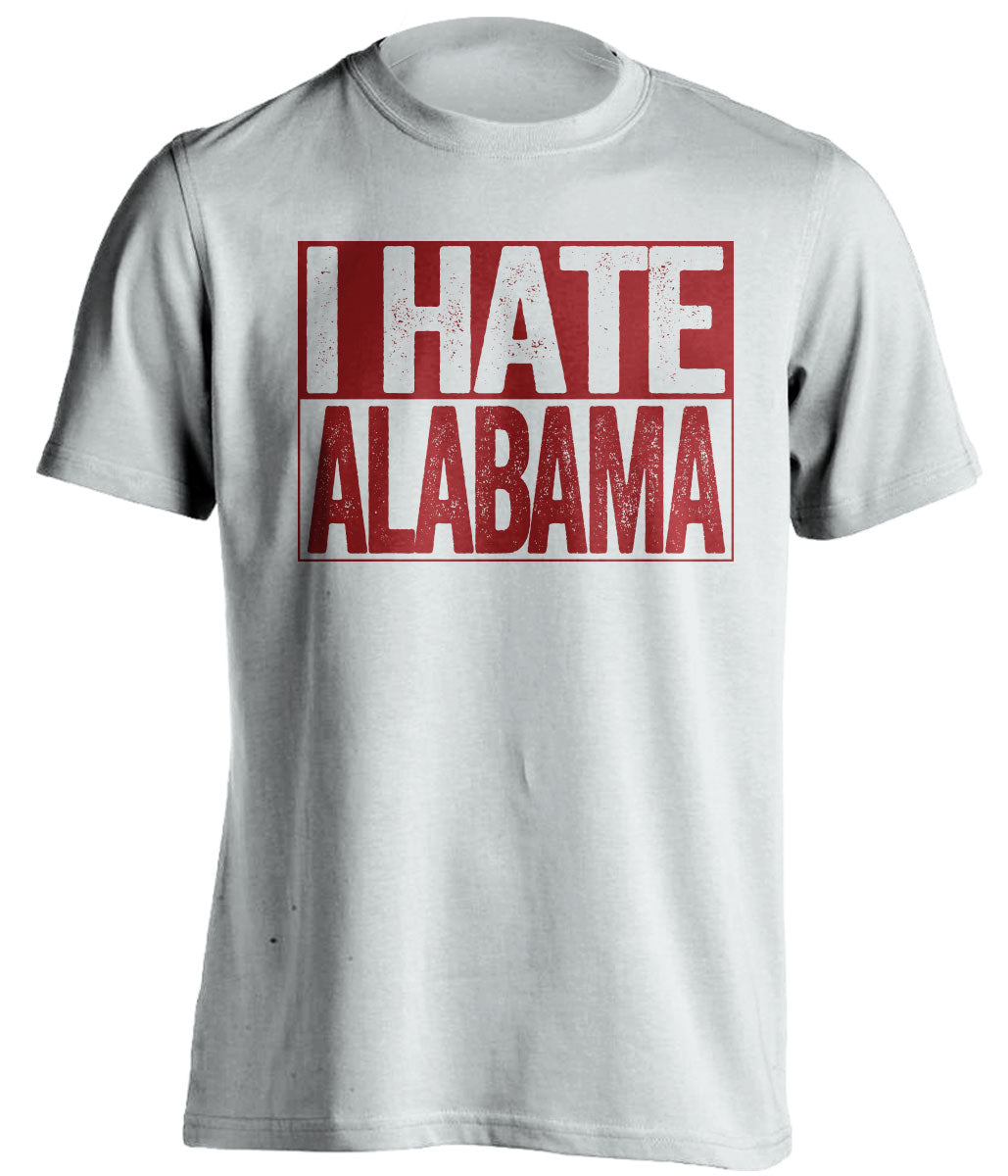 i hate alabama bama fsu florida state seminoles white shirt