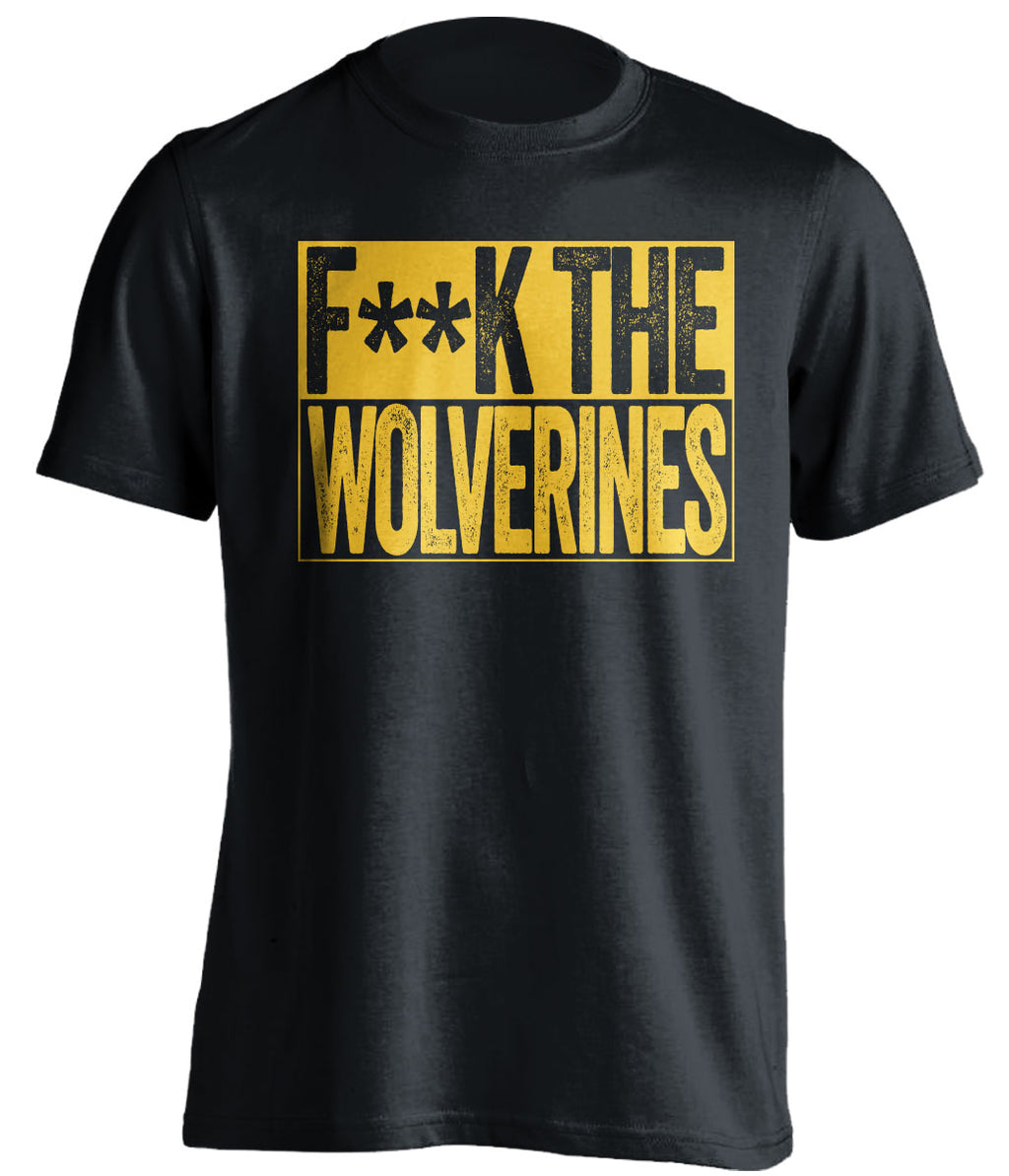 fuck the wolverines black shirt censored haters tee for WMU broncos fans