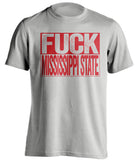 FUCK MISSISSIPPI STATE - Ole Miss Rebels Fan T-Shirt - Box Design - Beef Shirts