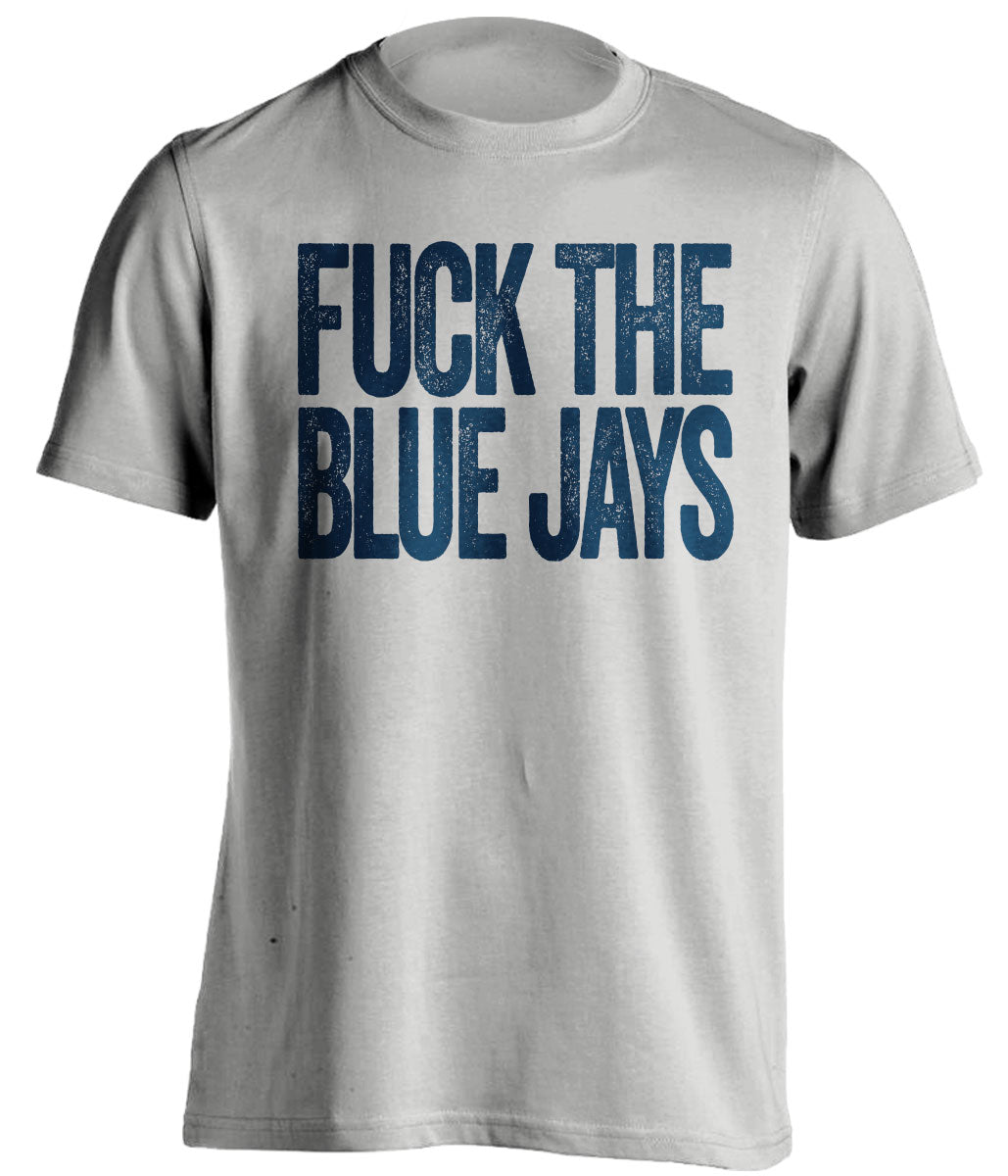fuck the blue jays haters uncensored grey shirt for detroit tigers fans tee