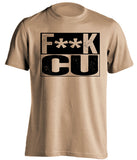 fuck cu colorado buffaloes protest gold shirt censored