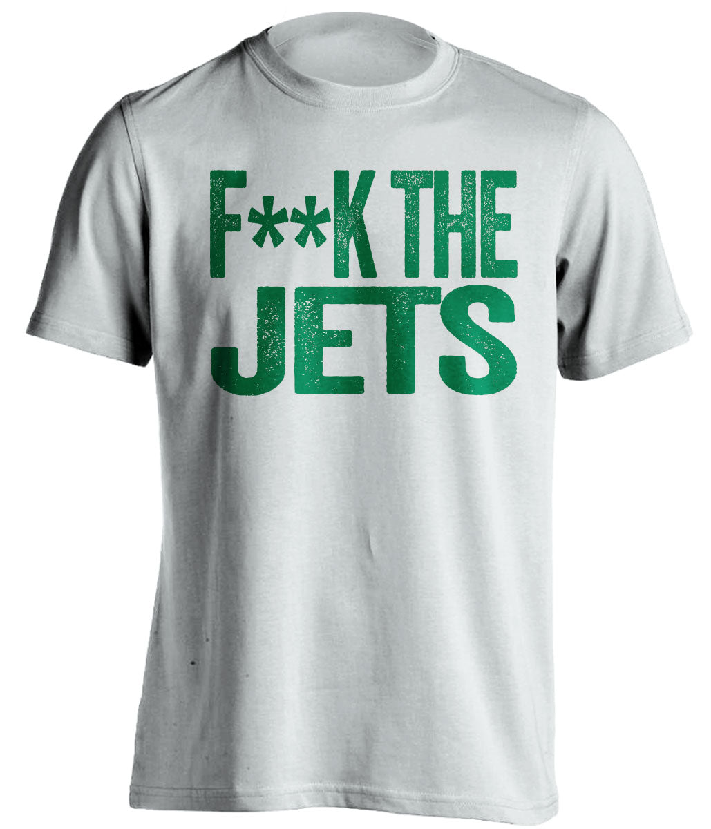 fuck the jets hater white tshirt new york jets NYJ fans censored tee