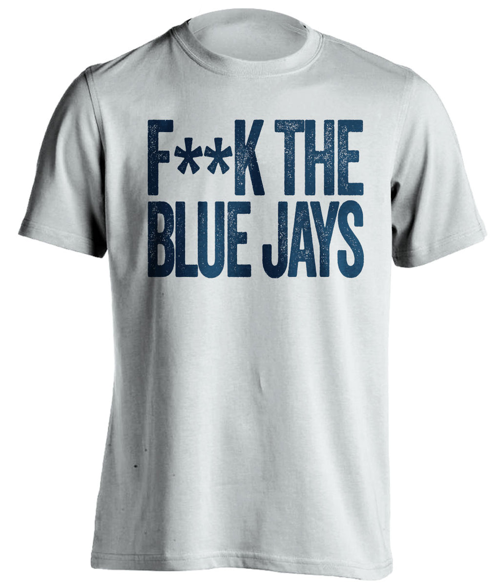 fuck the blue jays haters censored white shirt for detroit tigers fans tee