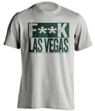 fuck las vegas oakland athletics A's censored grey shirt 
