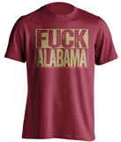 fuck alabama bama fsu florida state seminoles red shirt uncensored