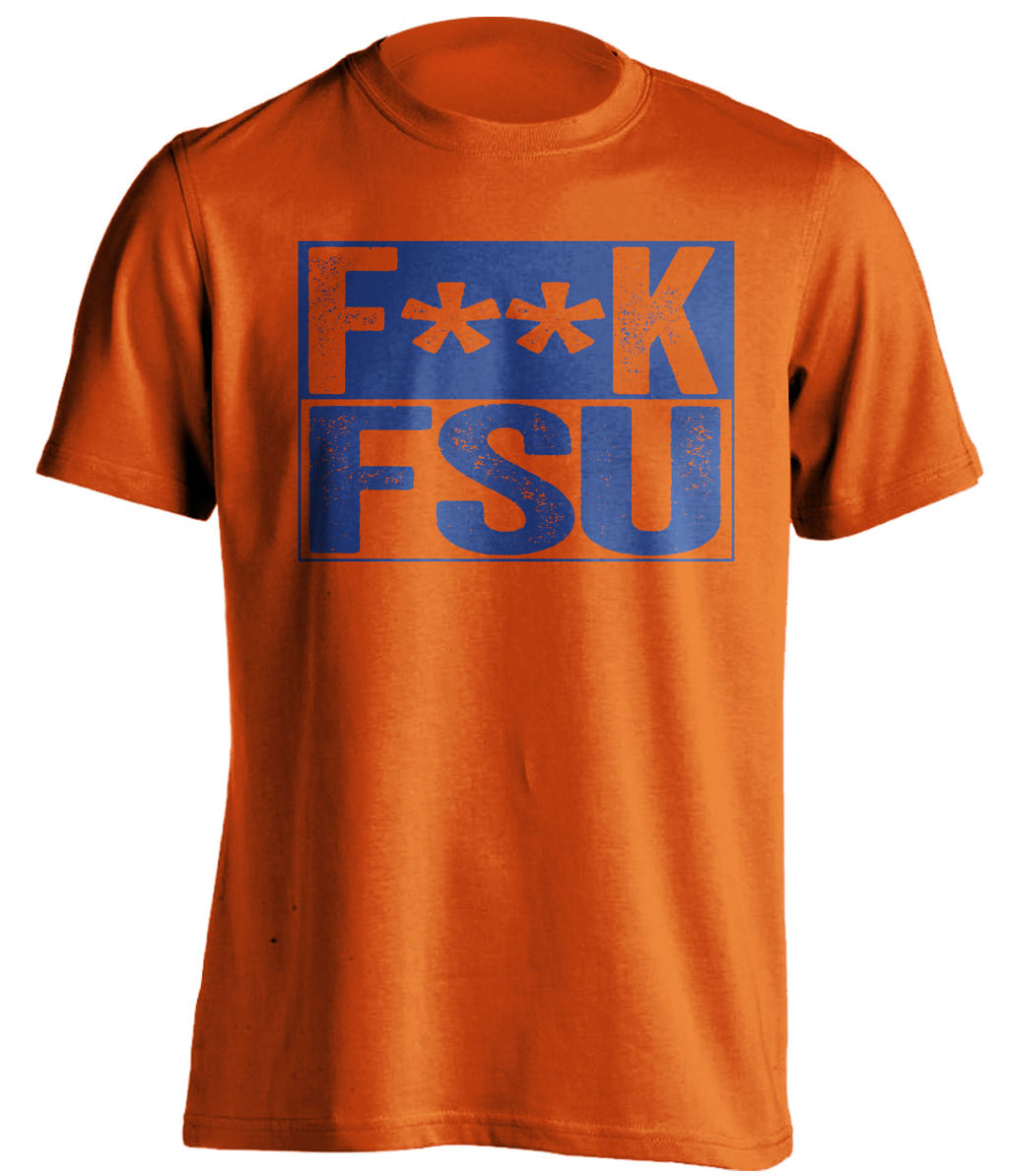fuck FSU censored orange shirt for florida gators fans