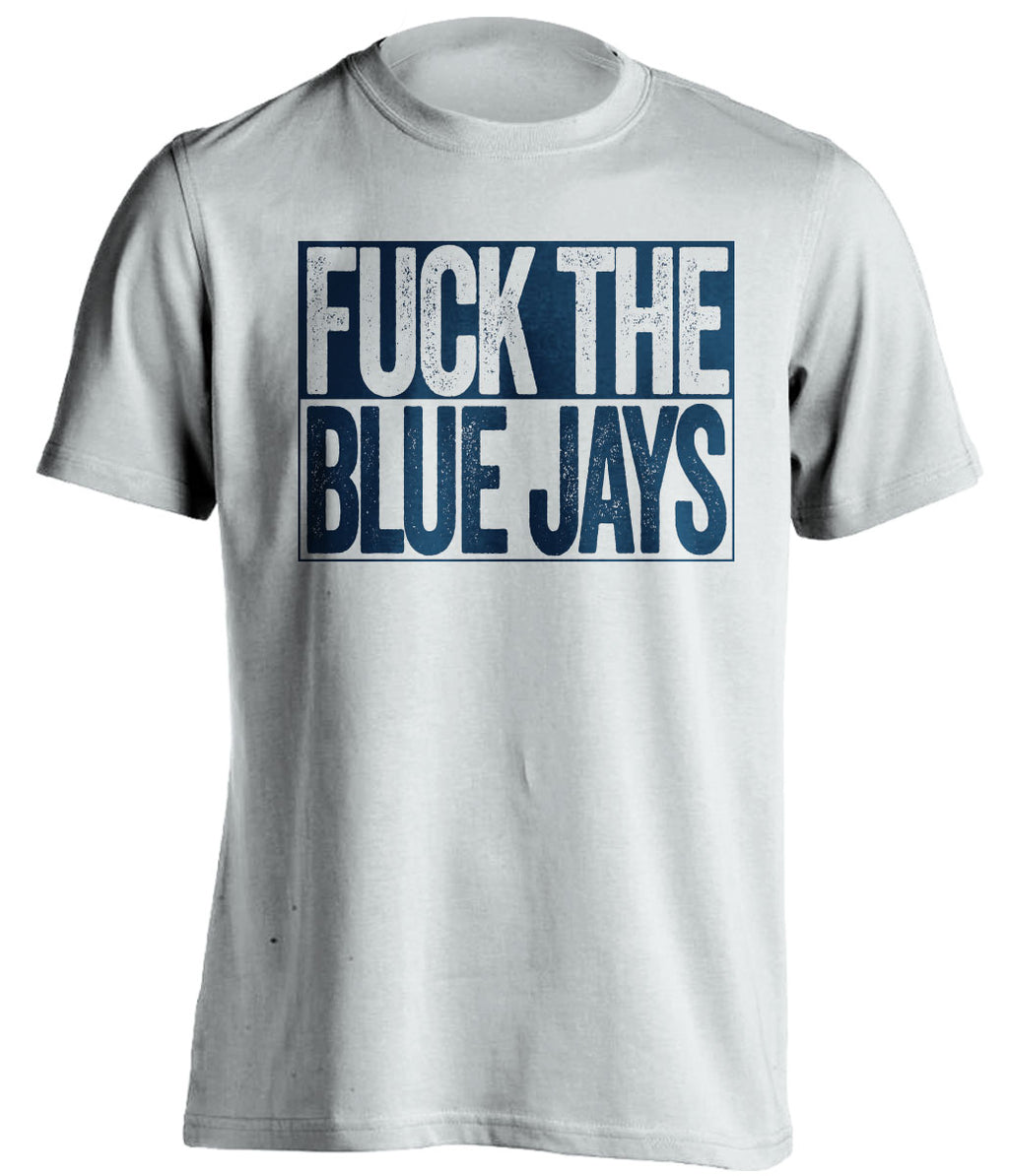fuck the blue jays haters uncensored white tshirt for detroit tigers fans tee