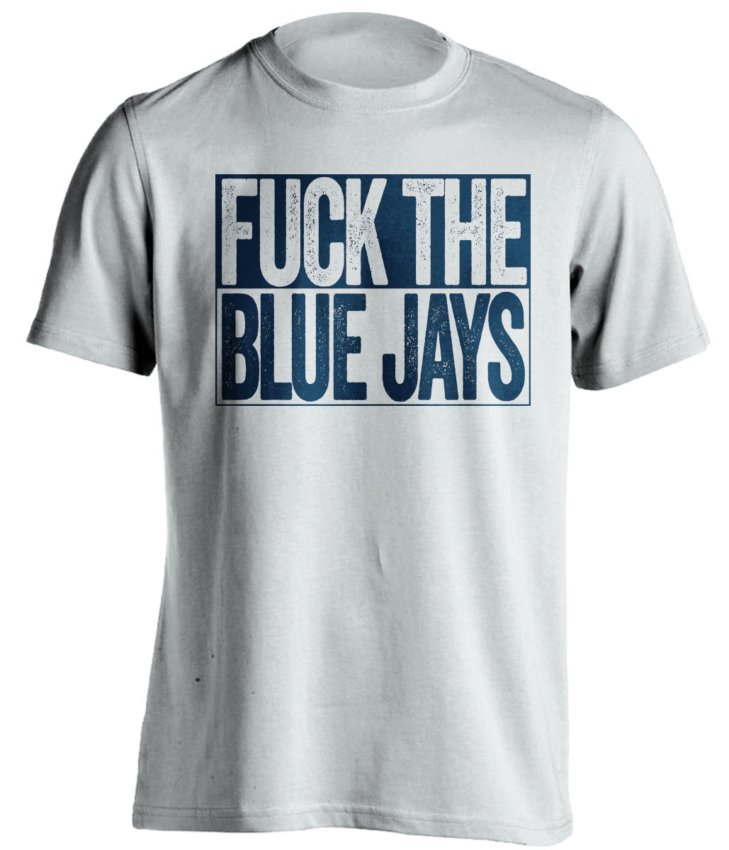 fuck the blue jays haters uncensored white tshirt for detroit tigers fans tee