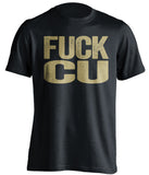 fuck cu colorado buffaloes protest black tshirt uncensored