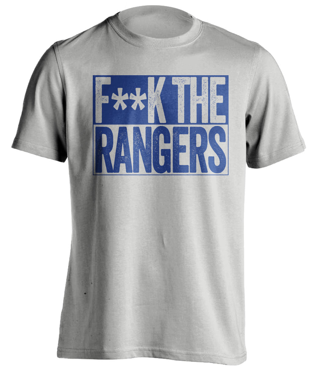 fuck the rangers toronto blue jays fan censored grey shirt