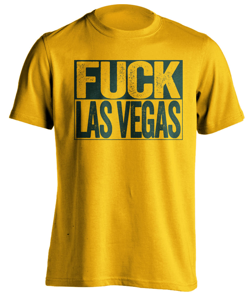 fuck las vegas oakland athletics A's gold shirt uncensored