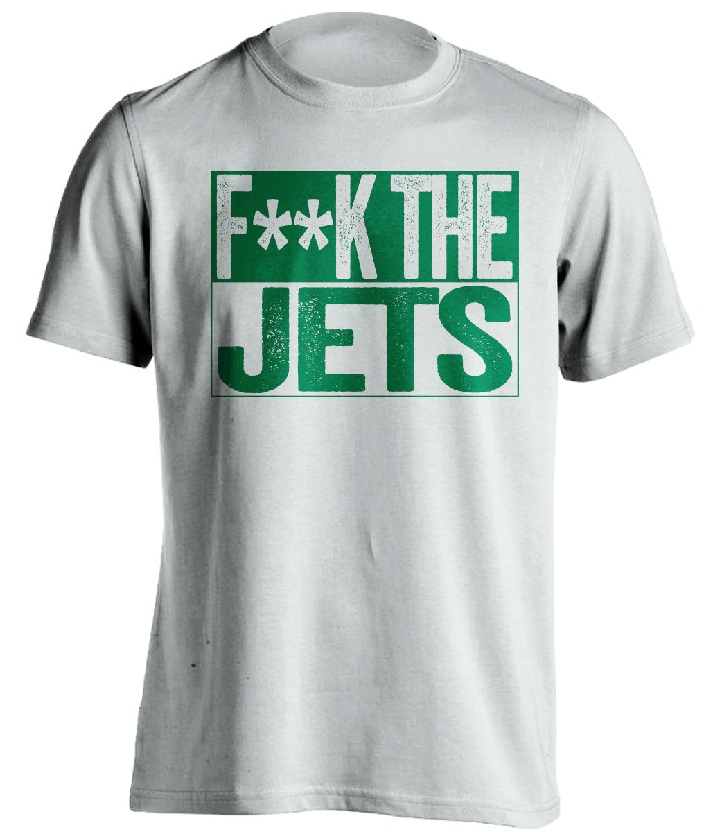 fuck the jets new york jets fan self deprecating haters white shirt censored