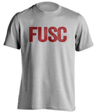 fusc fuck usc stanford cardinals grey shirt