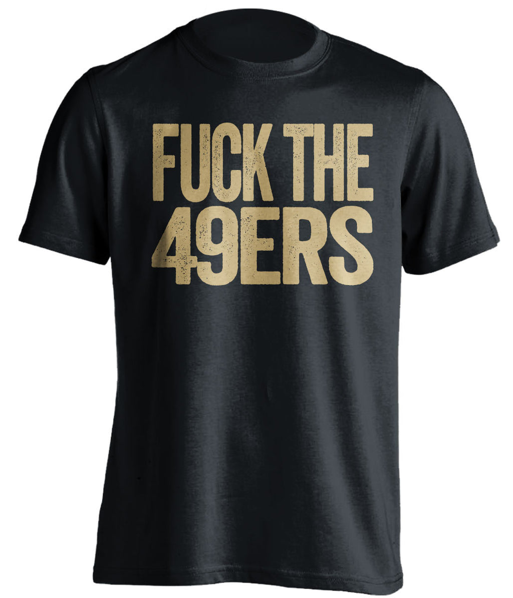 FUCK THE 49ERS St Louis Rams black Shirt