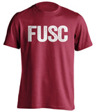 fusc fuck usc stanford cardinals red shirt