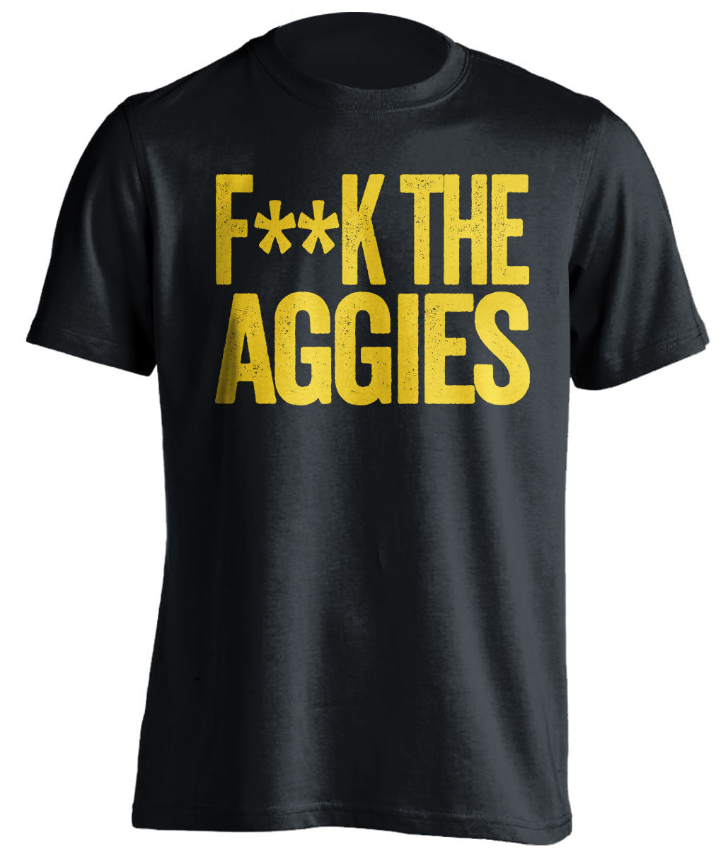 f**k the aggies lsu tigers black tshirt