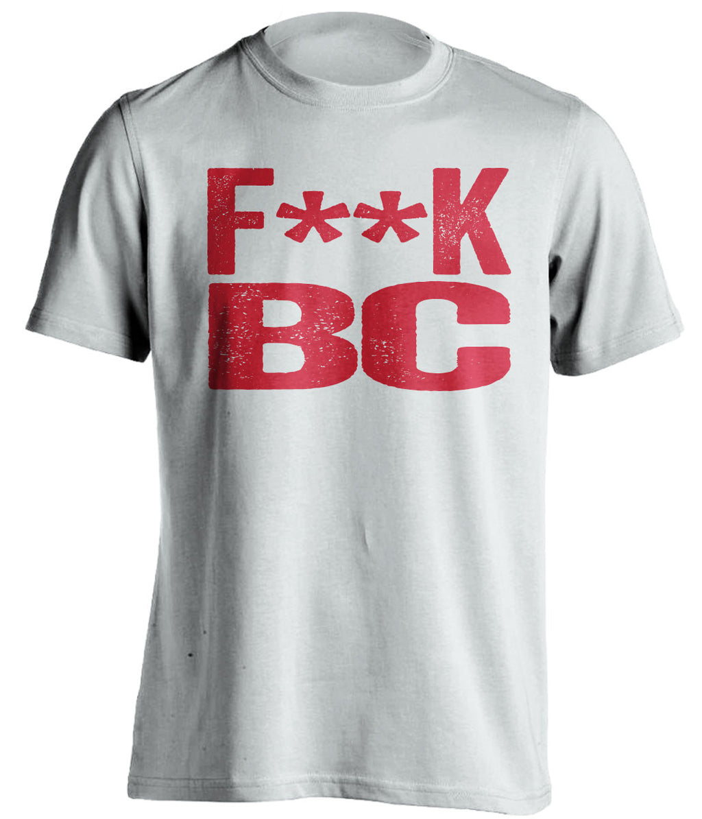 f*ck bc boston terriers white tshirt