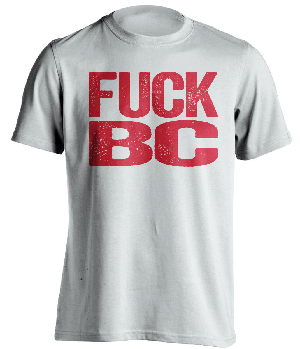 fuck bc boston terriers white tshirt