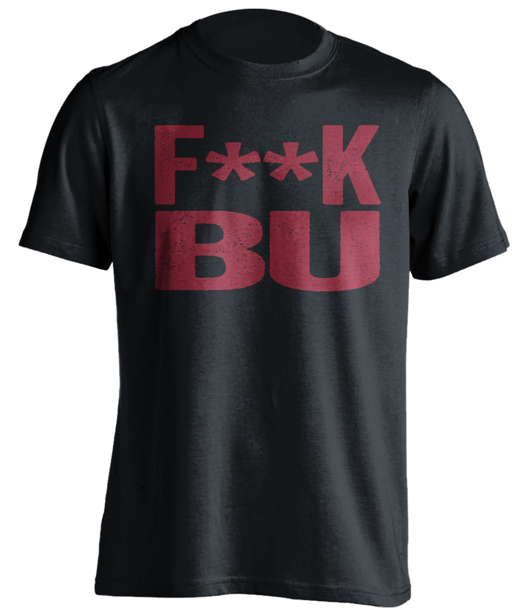 f*ck bu boston college eagles black tshirt