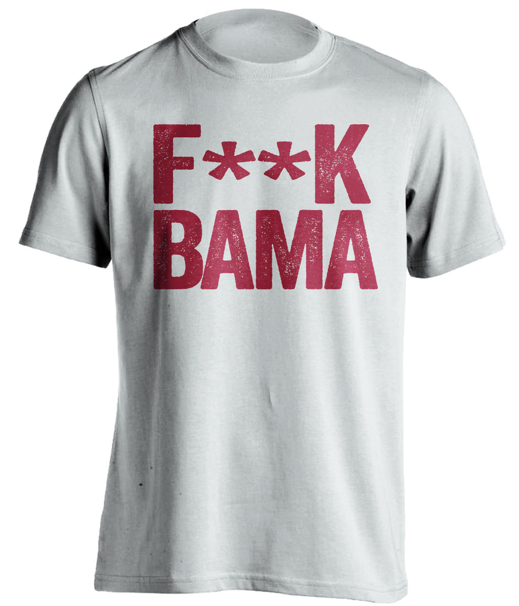 fuck bama white shirt south carolina gamecocks censored