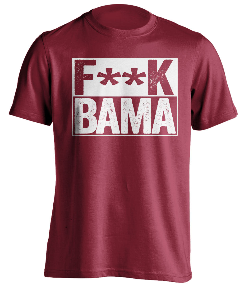 fuck bama south carolina gamecocks red shirt censored