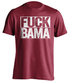 fuck bama south carolina gamecocks red shirt uncensored