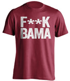 fuck bama red shirt south carolina gamecocks censored