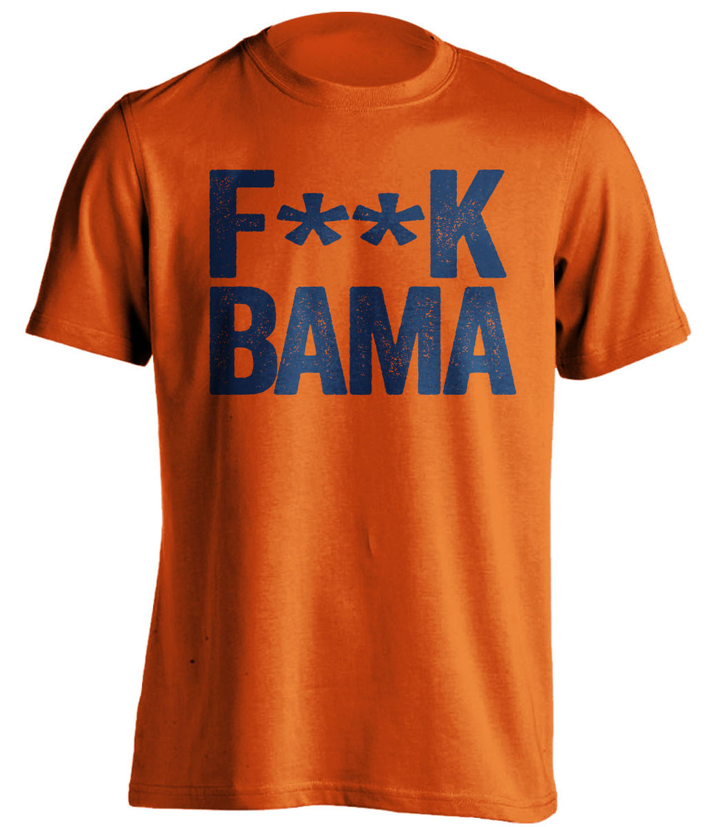 f*ck bama auburn tigers orange tshirt