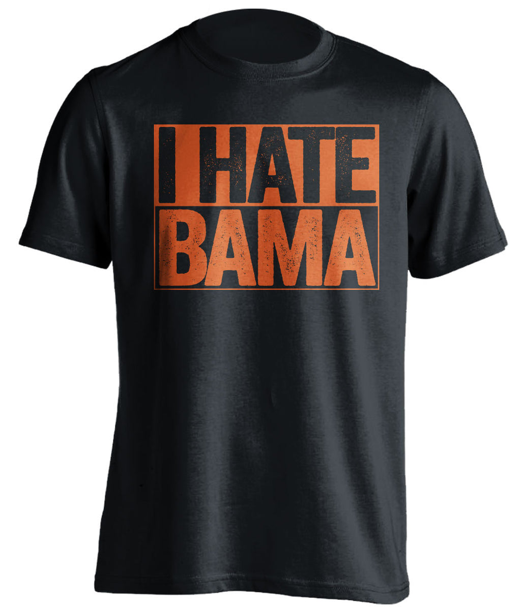 i hate bama auburn tigers black shirt