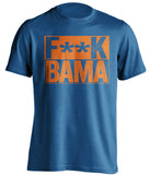 F**K BAMA University of Florida Gators blue TShirt