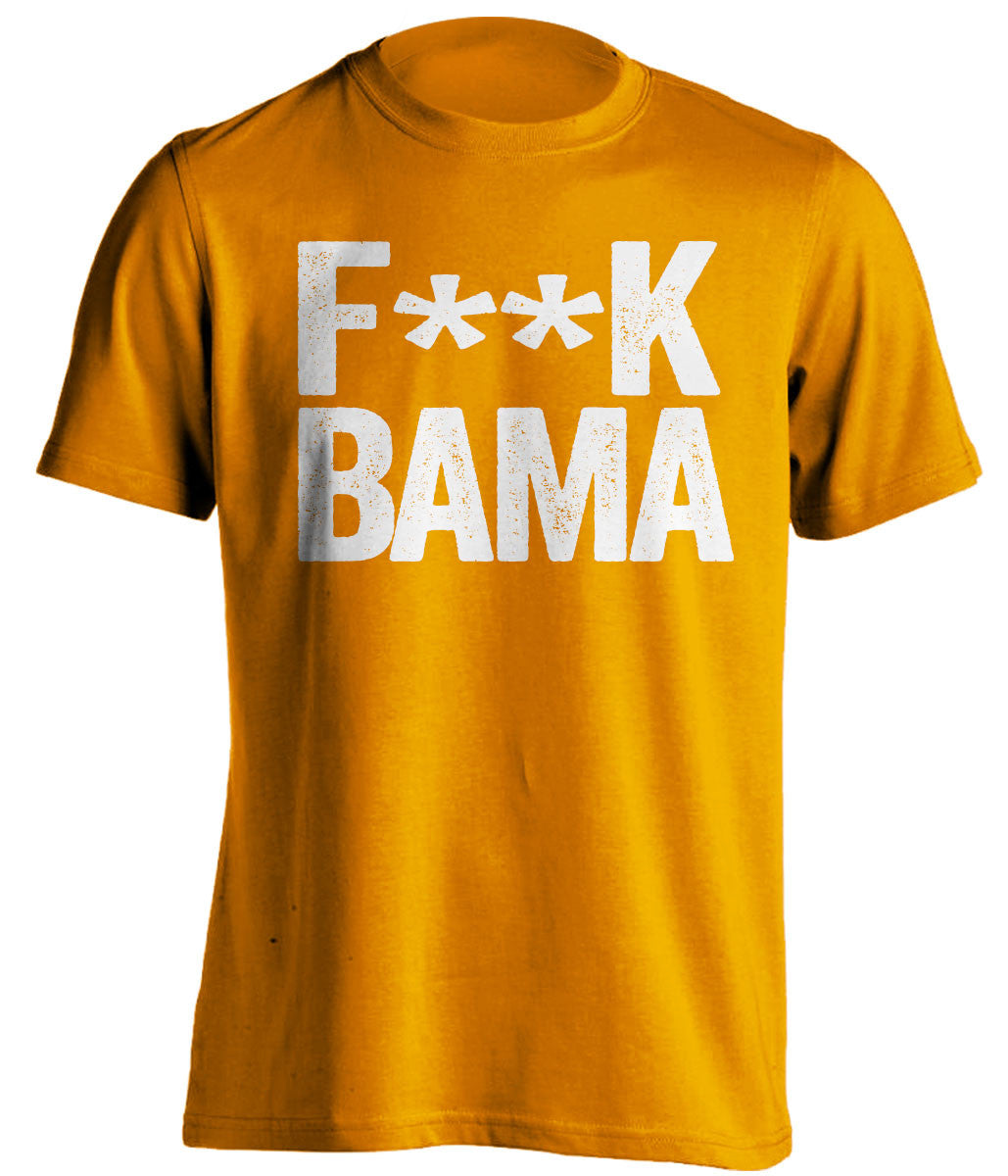f*ck bama tennessee volunteers orange tshirt