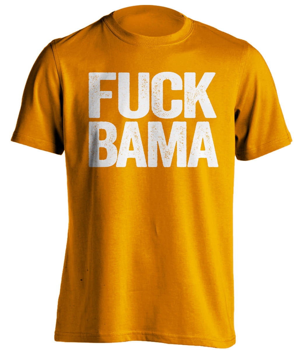 fuck bama tennessee volunteers orange tshirt