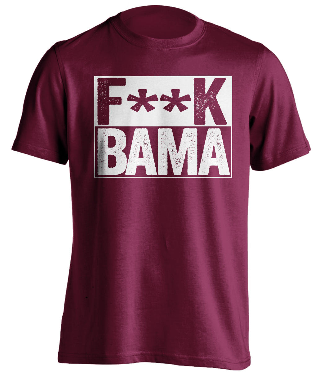 f*ck bama texas a&m aggies red shirt