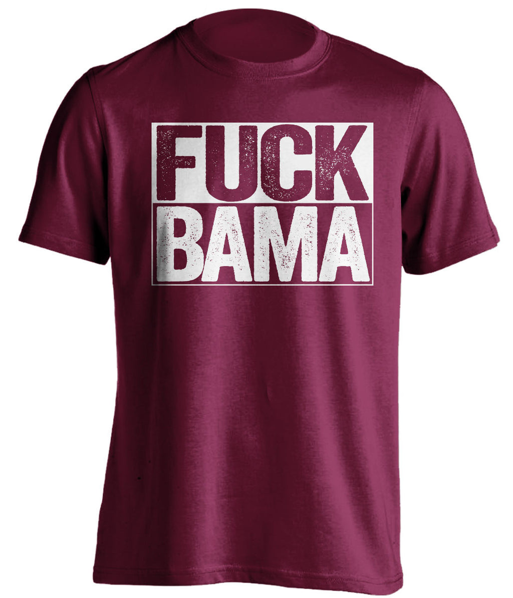 fuck bama texas a&m aggies red shirt