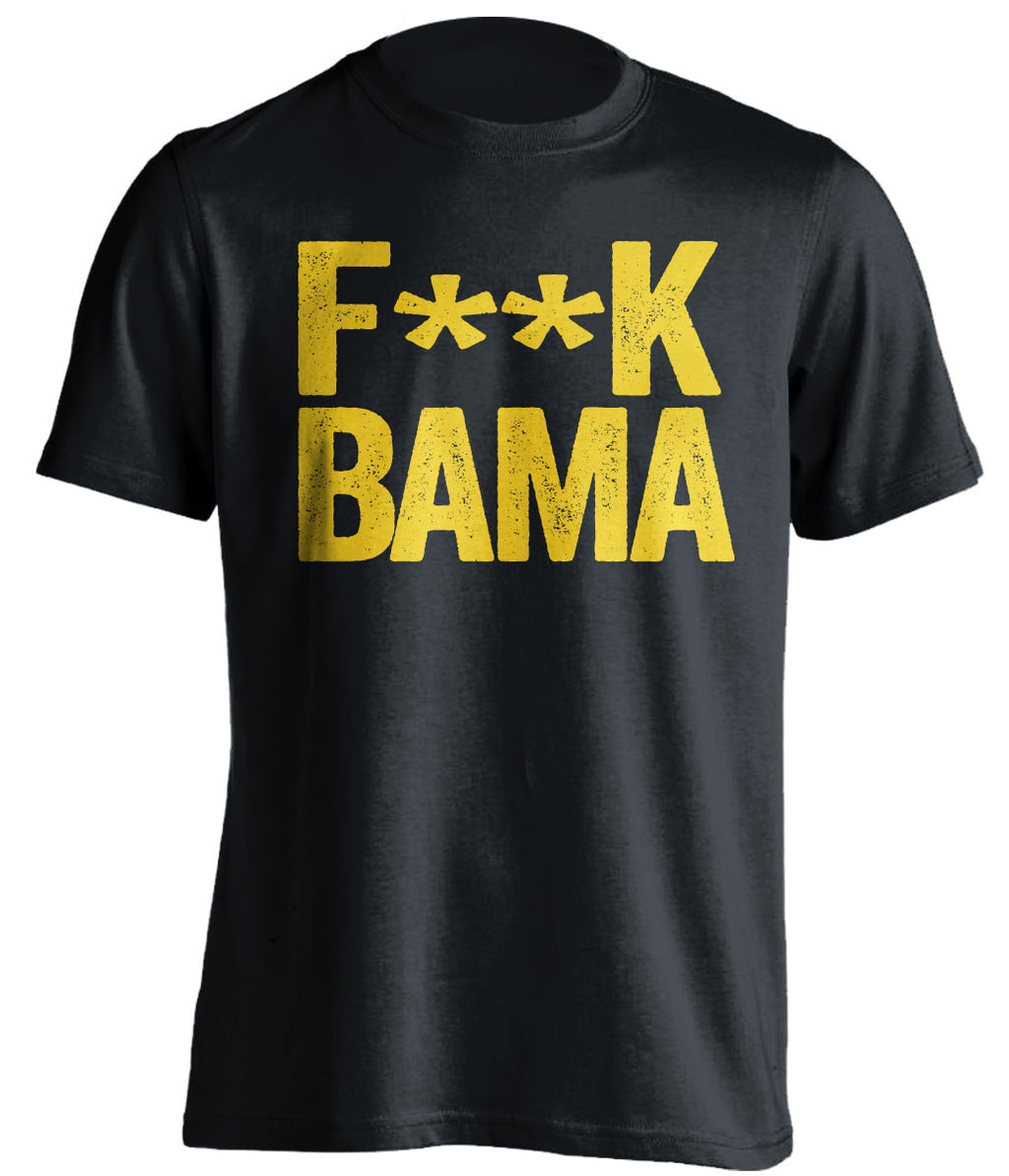 f*ck bama lsu tigers black tshirt