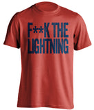 FUCK THE LIGHTNING - Florida Panthers T-Shirt - Text Design